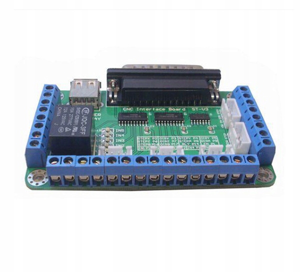 Płyta główna sterownik CNC MACH3 5 osi LPT USB