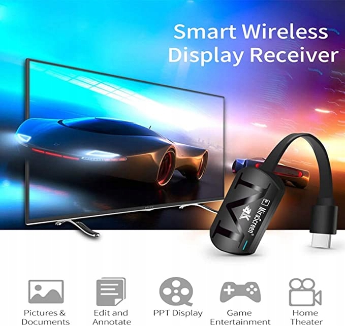 Купить Беспроводной адаптер MiraScreen G4 HDMI 4K WiFi: отзывы, фото, характеристики в интерне-магазине Aredi.ru