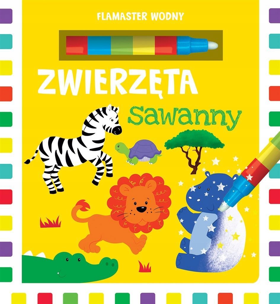 FLAMASTER WODNY. ZWIERZĘTA SAWANNY