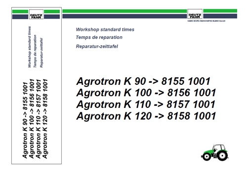 Autocollant Deutz-Fahr Agrotron – Pour Tracteurs K90 à K120 Et K430, Décoration Multicolore, Origine Croatie