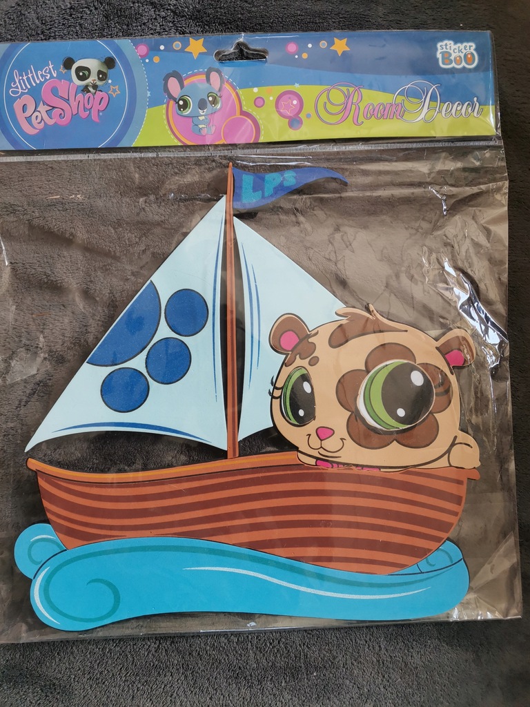 LPS NAKLEJKA PIANKA NA ŚCIANĘ LITTLEST PET SHOP 1