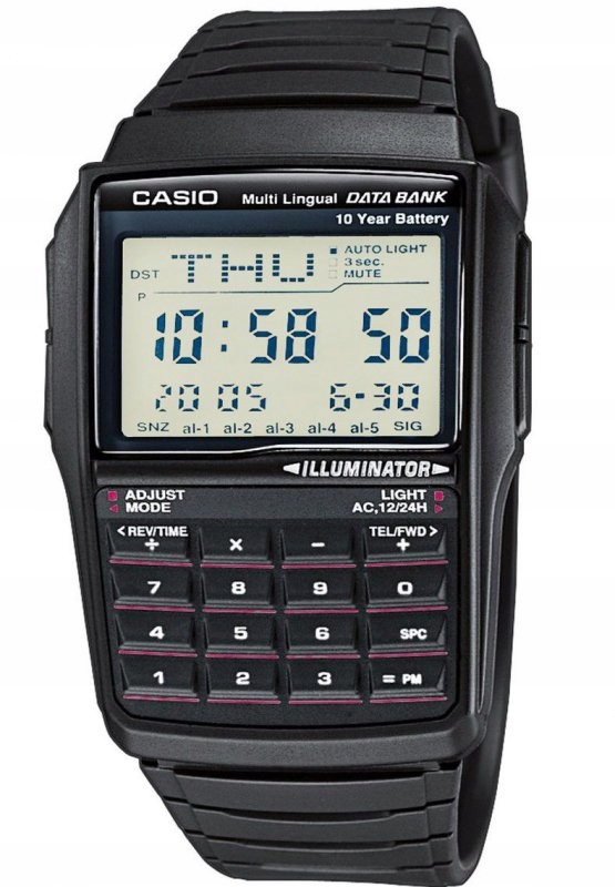 Zegarek z kalkulatorem CASIO Vintage DBC-32-1ADF
