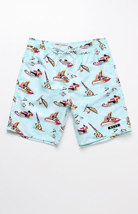 SPODENKI NEFF CALI GAME HOT TUB SHORT MULTI R.L