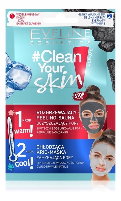 Eveline #Clean Your Skin Zabieg WYPRZEDAŻ 5 ml x 2