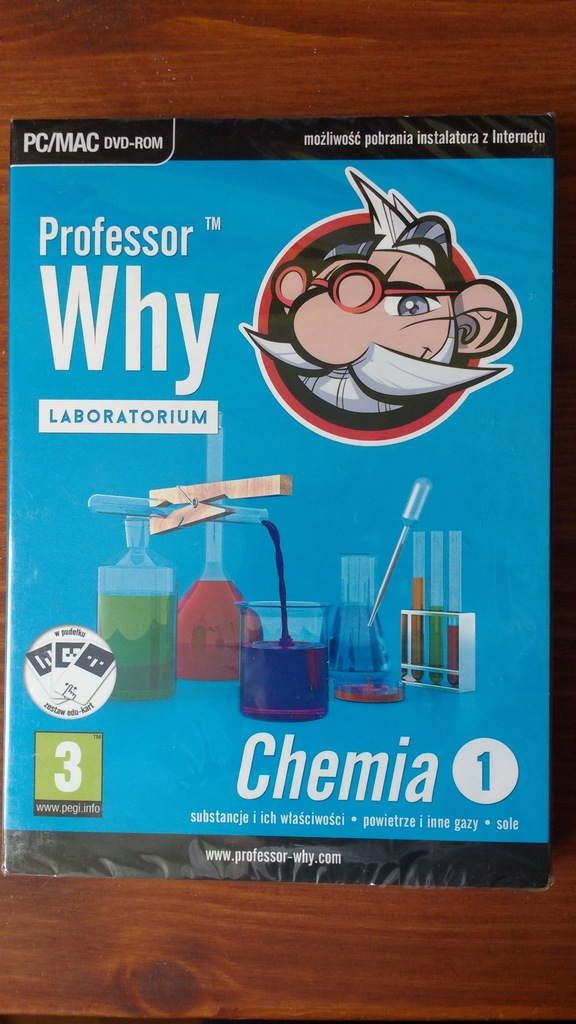 Professor Why Laboratorium Chemia 1 PC DVD gra