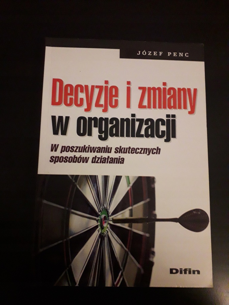 Decyzje i zmiany w ogranizacji JÓZEF PENC