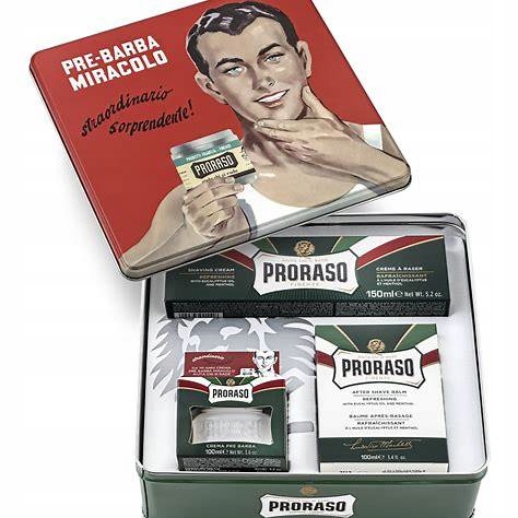 Proraso Firenze Vintage Shaving Kit Gino Zestaw Prezentowy Dla Mężczyzn