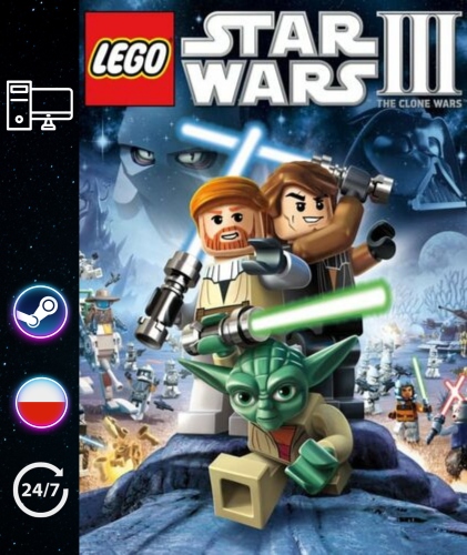 LEGO STAR WARS 3 THE CLONE WARS (PC) - STEAM KLUCZ PL