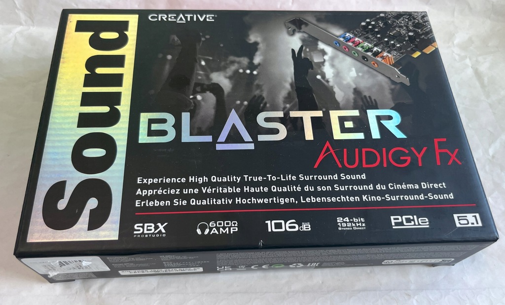 Karta dźwiękowa wewnętrzna Creative SB Audigy FX PCIE