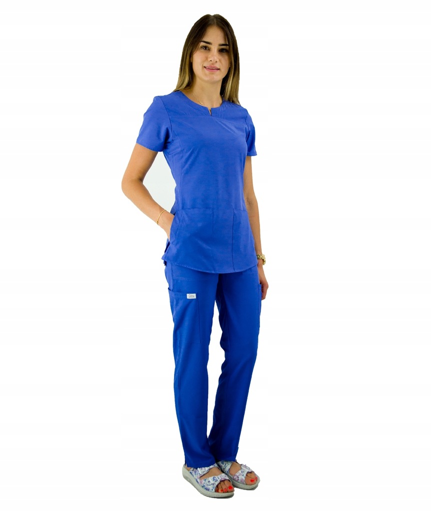 Komplet scrubs medyczny Airy ACTIVE royal blue XL