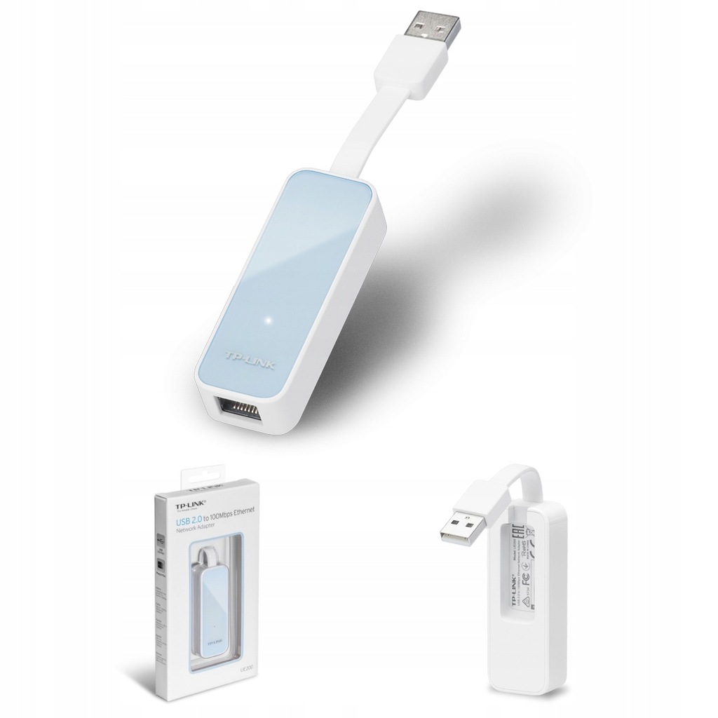 Купить Сетевая карта TP-Link UE200 Ethernet USB 2.0: отзывы, фото, характеристики в интерне-магазине Aredi.ru