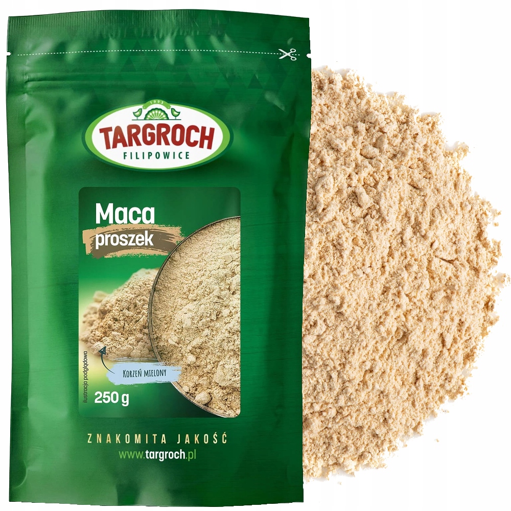 Maca Proszek Suplement Sproszkowany Korzeń Macy Na Libido 250g TARGROCH