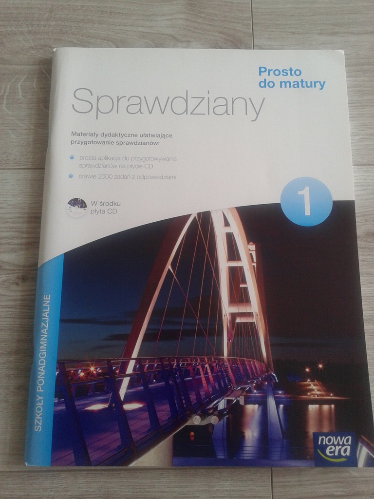 Prosto Do Matury 1 Podręcznik Do Matematyki Dla Szkół Ponadgimnazjalnych Sprawdziany Prosto do matury 1 + płyta CD NOWA! - 7677780166