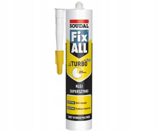 SOUDAL Fix-All TURBO uniwersalny klej szybki 290ml