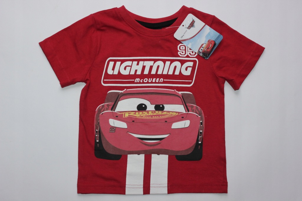 Disney Cars Auta Bluzka T-shirt Koszulka 110 cm