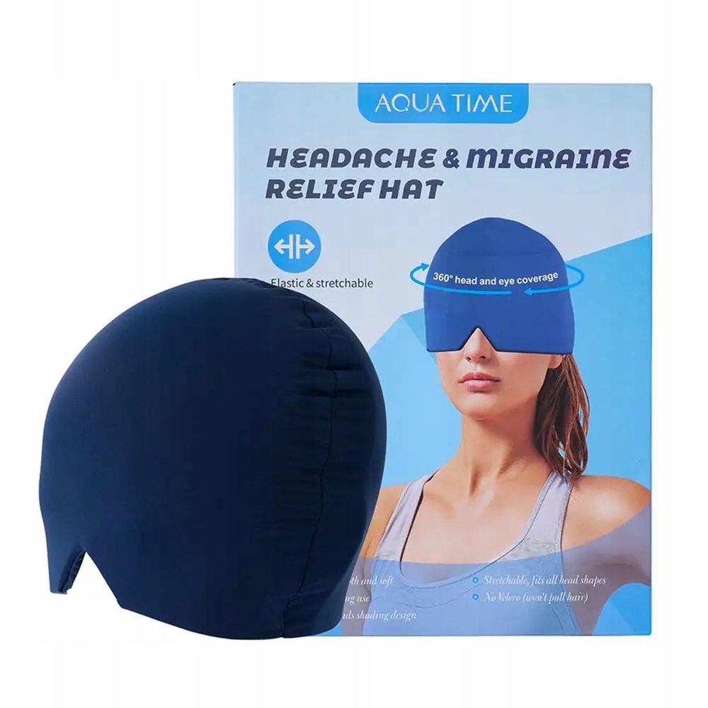 Nowy żel terapia gorącym zimnym bólem głowy migrena łagodząca czapka do