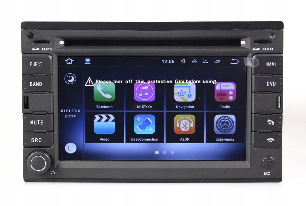 RADIO NAWIGACJA GPS VOLKSWAGEN POLO 20002009 7830143905