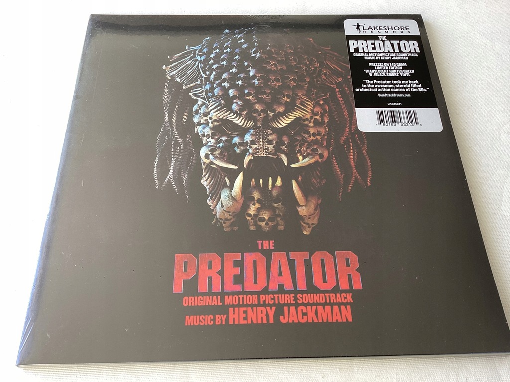 Winyl Henry Jackman Predator 2019 Lakeshore Records