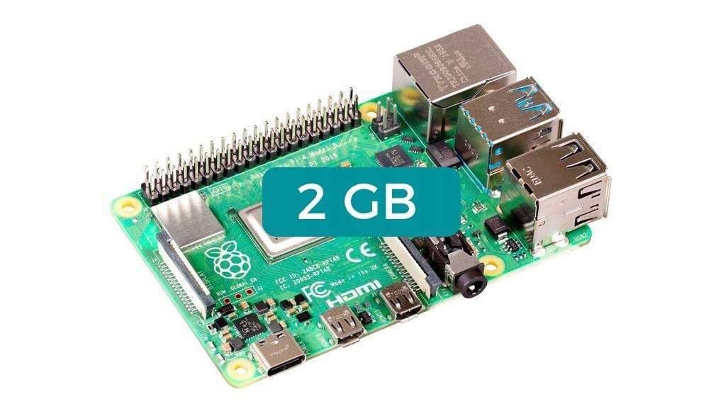 Raspberry Pi 4 Model B Karta procesora 2 Gb