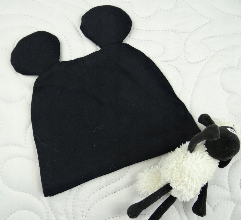 DISNEY bawełniana czapeczka USZY MICKEY 1/2L 86/92