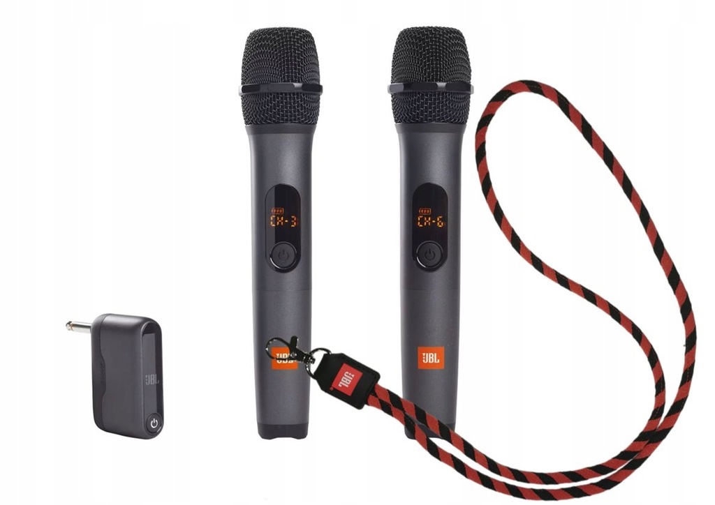 Mikrofon JBL WIRELESS MIC - zestaw mikrofonów bezprzewodowych do Partybox