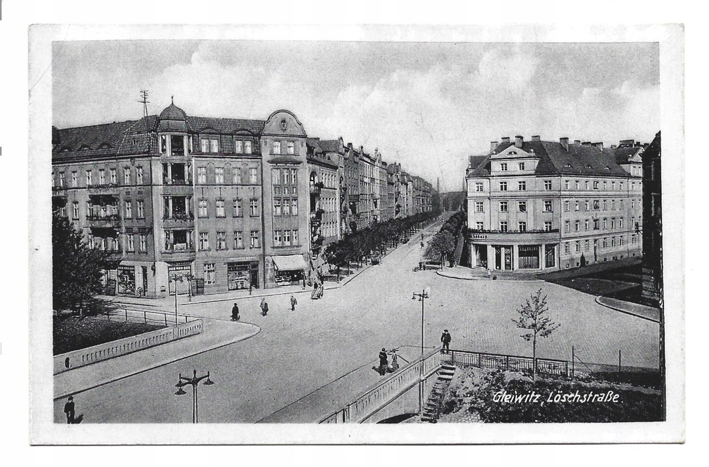Pocztówka – Gleiwitz, Löschstraße (Gliwice)