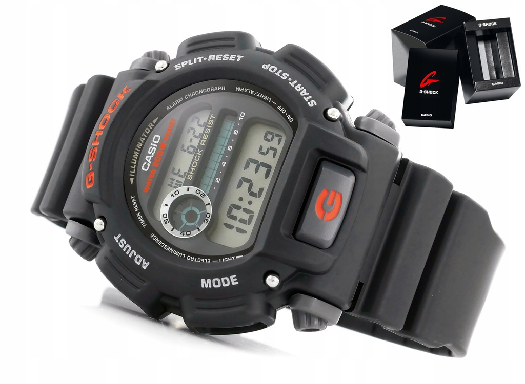 ZEGAREK MĘSKI CASIO G-SHOCK DW-9052-1V NA PREZENT