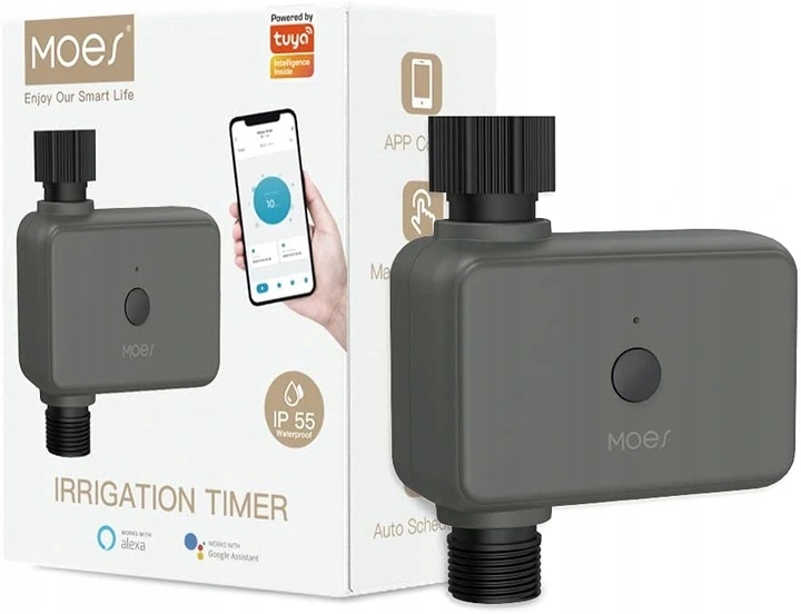 Zawór SMART do podlewania nawadniania ogrodu trawnika Bluetooth TUYA BLE
