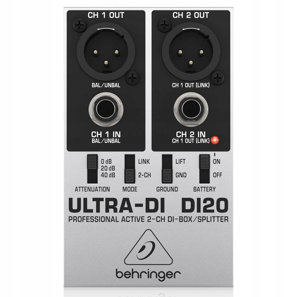 Behringer DI20 Ultra-DI - aktywny Di-box