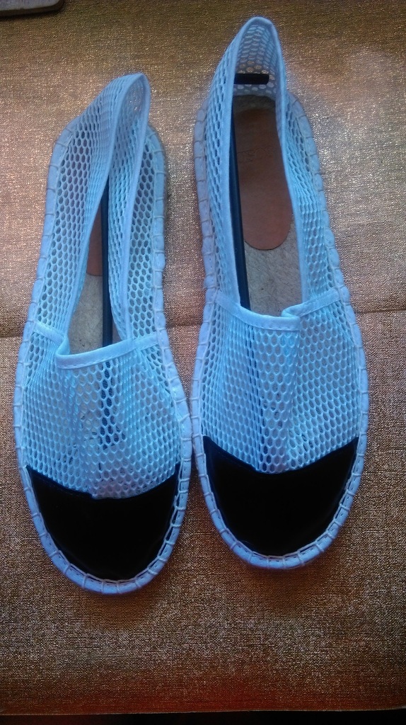 (39) FIRMOWE EKSKLUZYWNE ESPADRYLE /25,5CM/NOWE