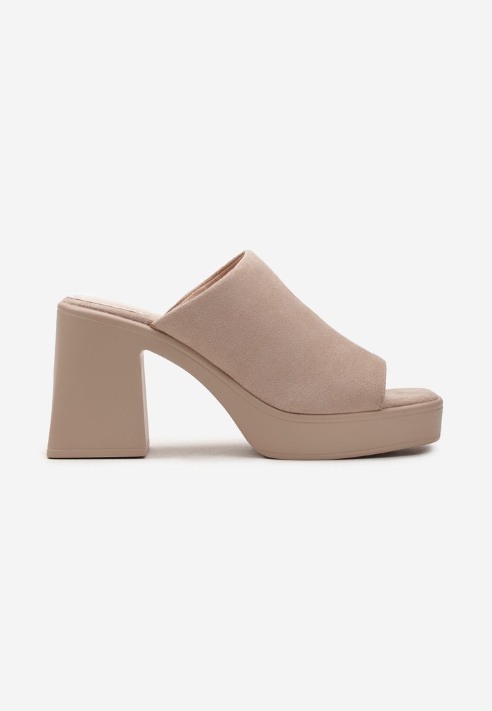 Born2Be Ciemnobeżowe Klapki damskie 39 Casual