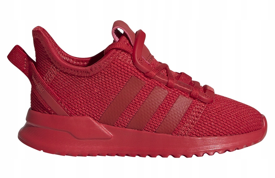 27 BUTY DZIECIĘCE ADIDAS CZERWONE Z SIATKI FW1368