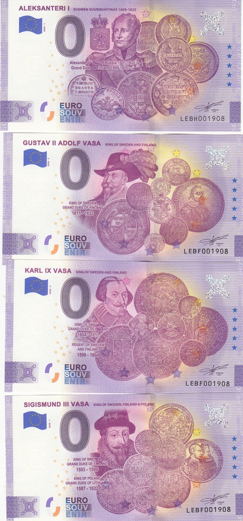 Купить ЕС - банкнота 0 евро - Финляндия 2020 - Сигизмунд III: отзывы, фото, характеристики в интерне-магазине Aredi.ru