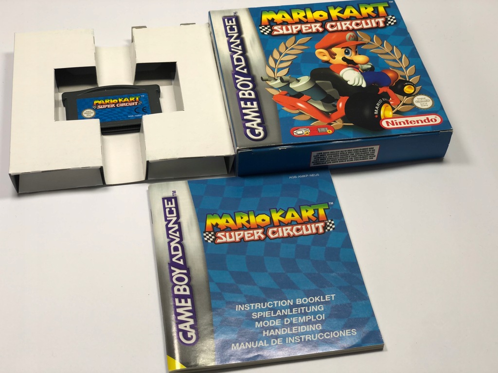 Mario Kart Super Circuit Game Boy Advance Komplet