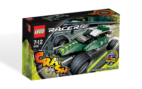 LEGO Racers 8138 Phantom Crasher napęd Gdańsk