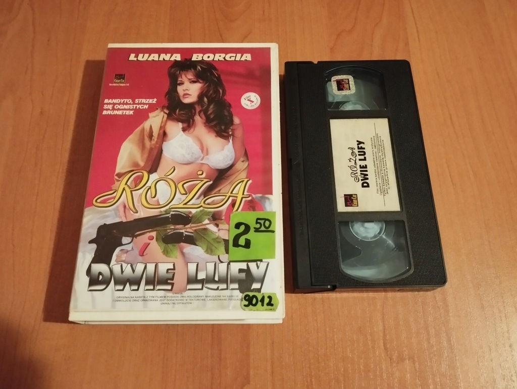 Róża i Dwie Lufy VHS Crazy Cat Unikat Szołajski