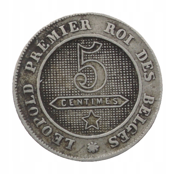 [M12009] Belgia 5 centimes 1862