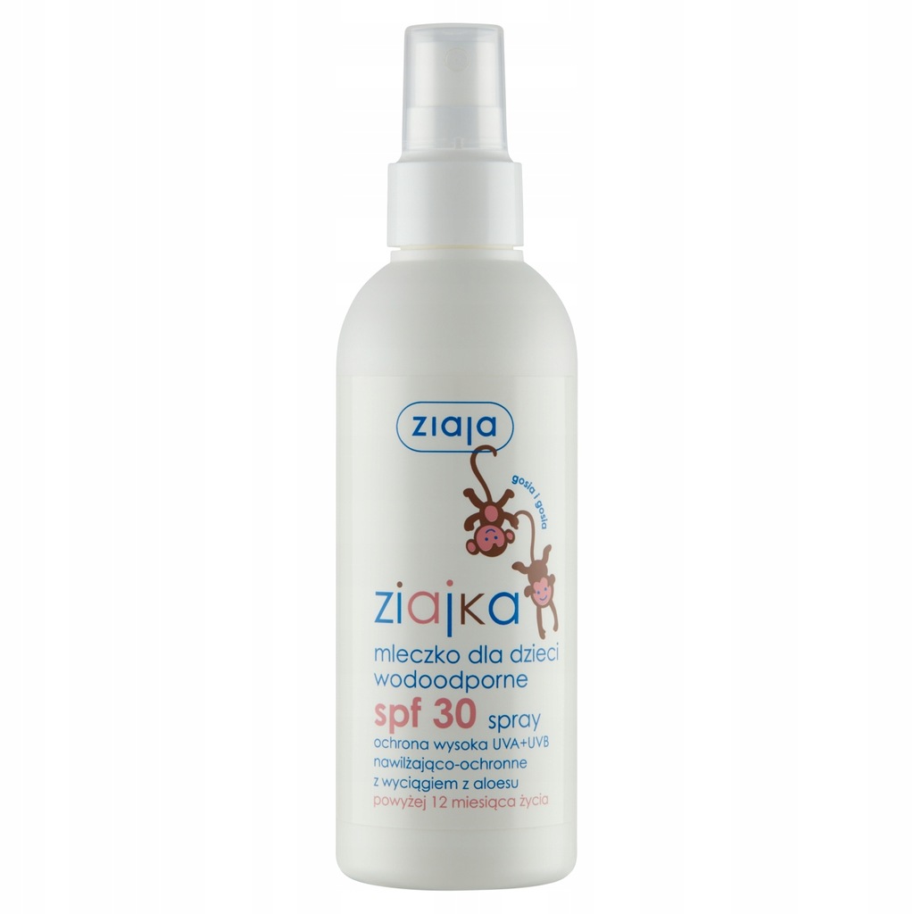 Ziajka Mleczko dla dzieci wodoodporne SPF 30 170ml