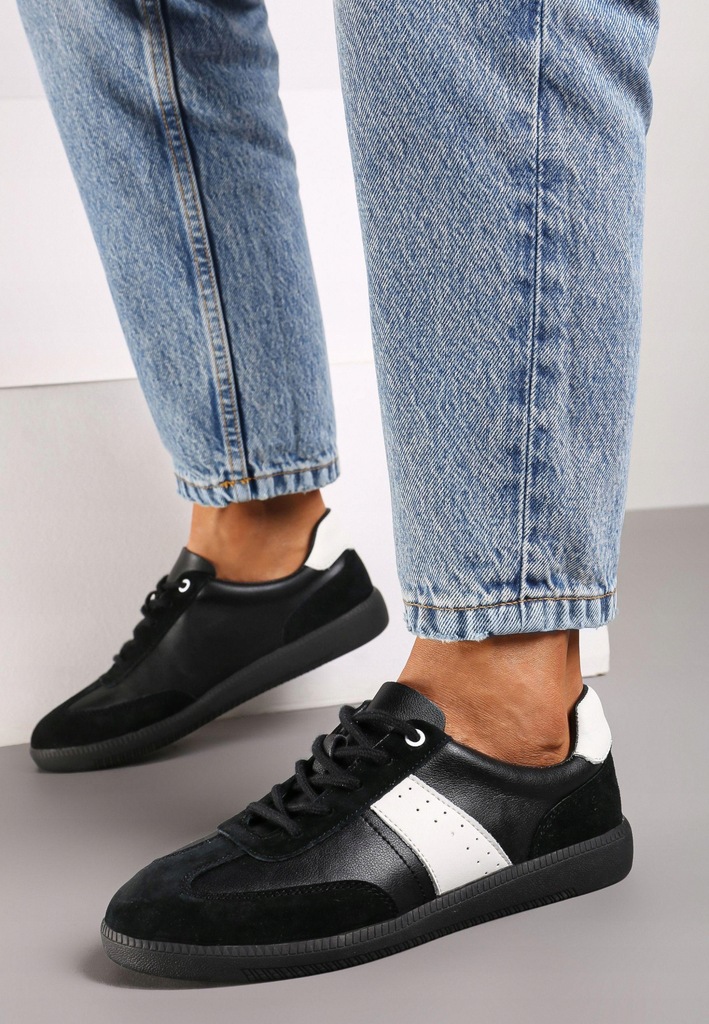 Renee Czarno-Białe Sneakersy damskie 37