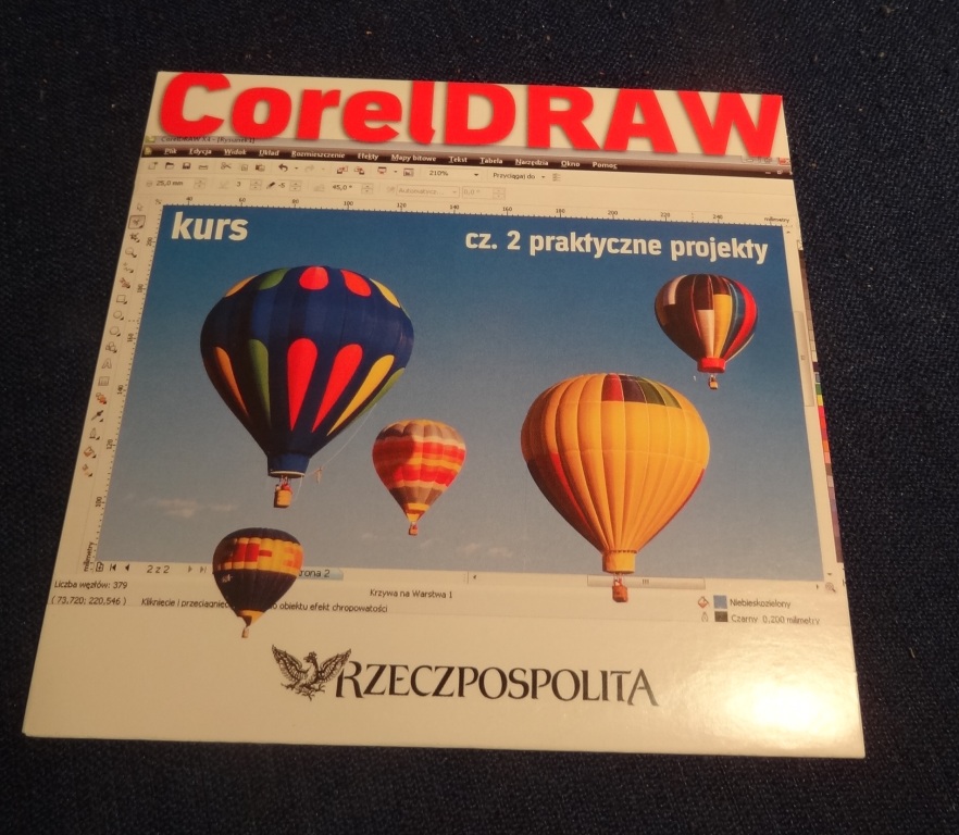 CORELDRAW KURS CZ.2 PRAKTYCZNE PROJEKTY DVD