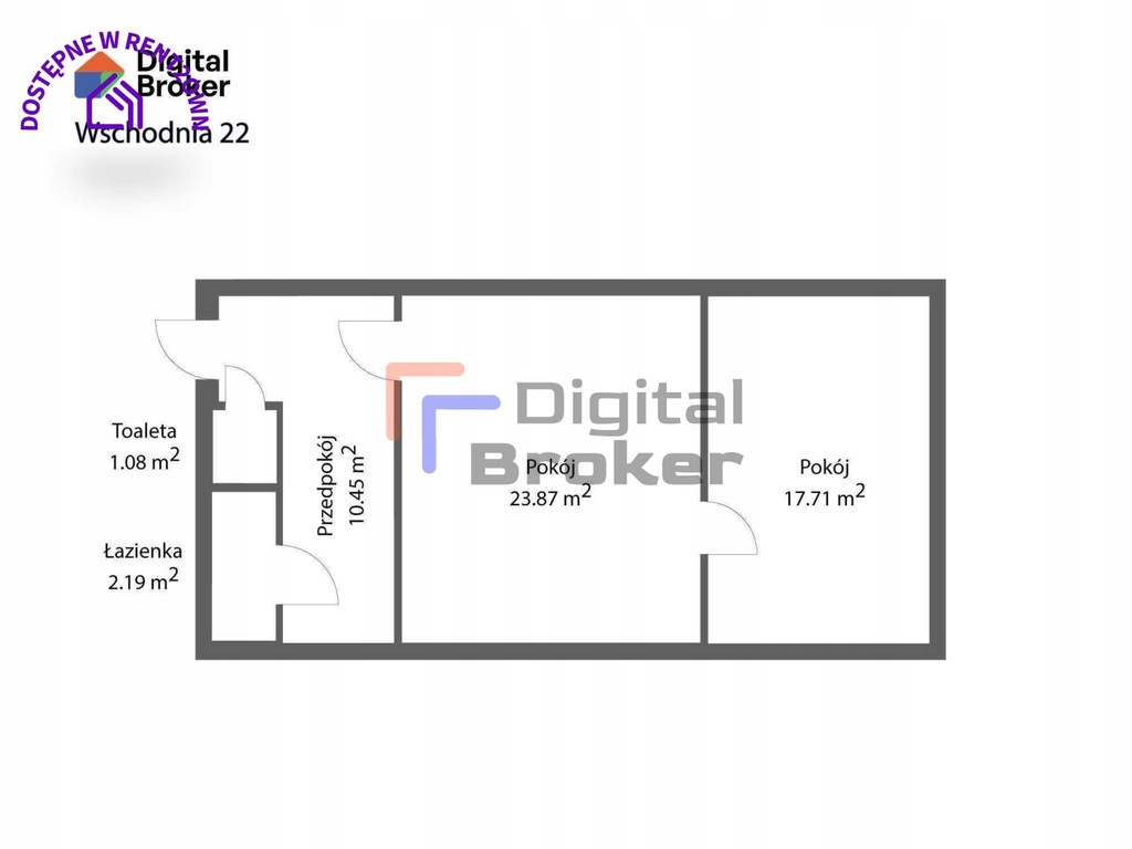 Mieszkanie, Łódź, Śródmieście, 56 m²