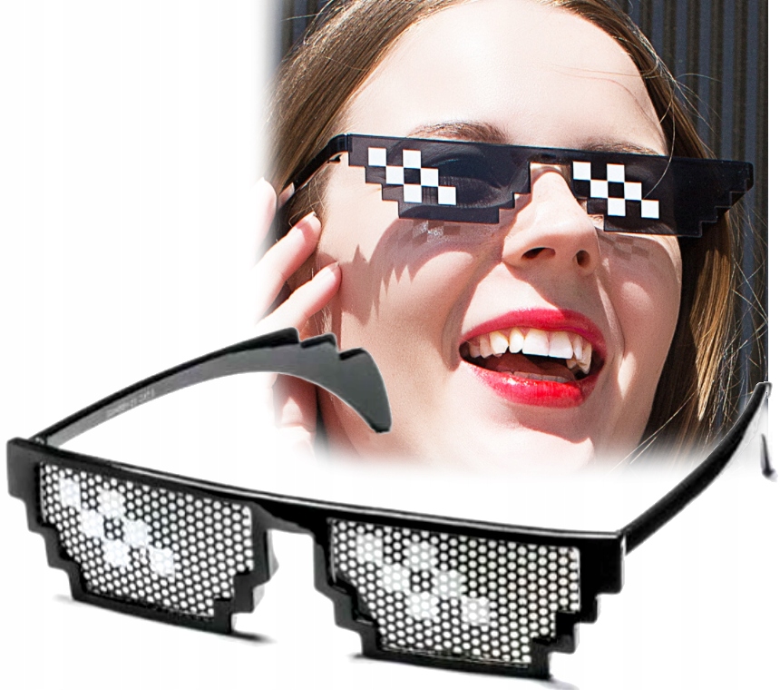 OKULARY PRZECIWSŁONECZNE THUG LIFE PIXEL 8BIT