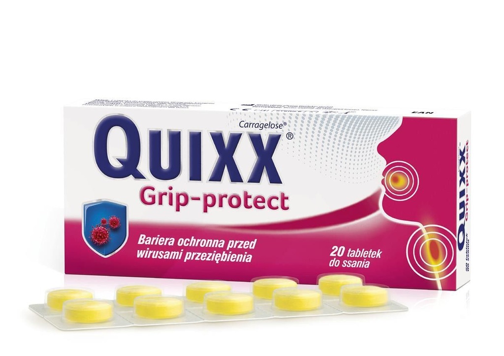 Quixx Grip-protect 20tabl. GRYPA PRZEZIĘBIENIE