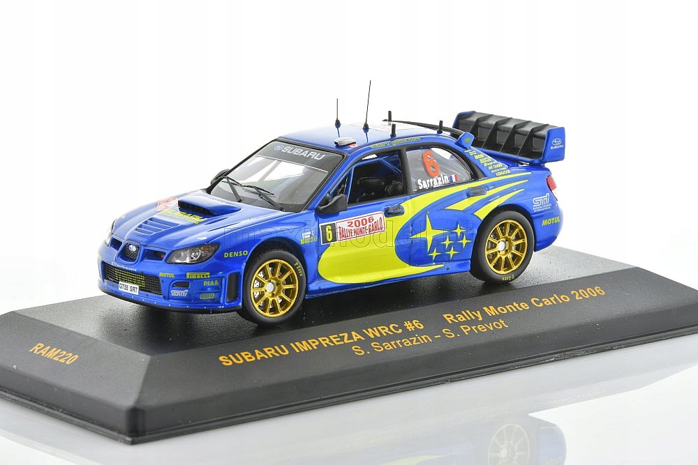 SUBARU IMPREZA WRC Sarrazin Monte Carlo 1/43 ixo