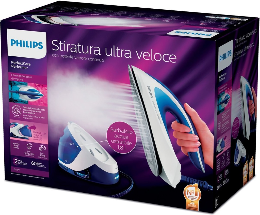 Купить ПАРОГЕНЕРАТОР PHILIPS GC8711/20 PERFORMER: отзывы, фото и ...