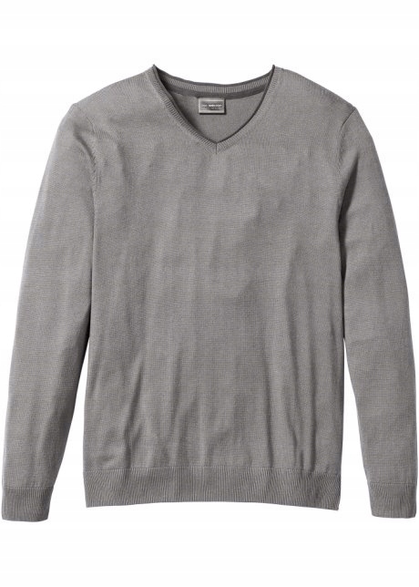 EG093 SZARY SWETER / PULLOVER 44/46 S/M N-V