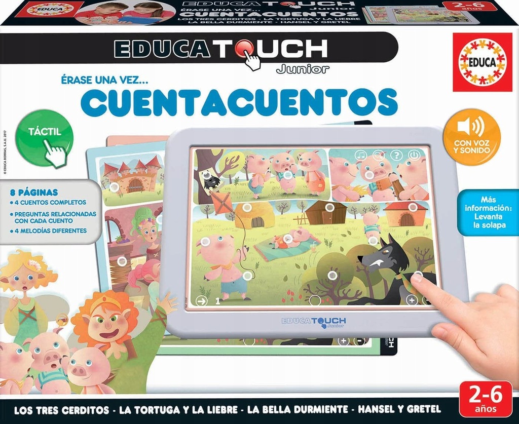 EDUCA TOUCH EDUKACYJNY TABLET DLA DZIECI GRA JĘZYK HISZPAŃSKI