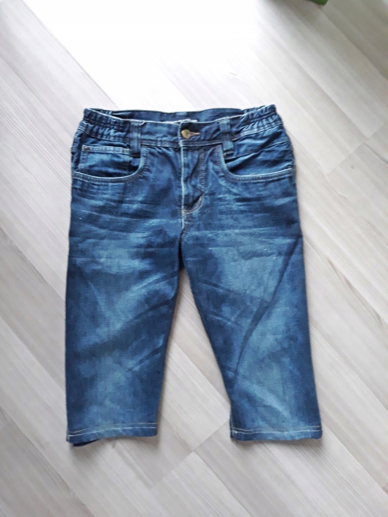 Jeansowe krótkie spodenki C&A r. 152 11-12 lat