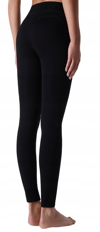 CALZEDONIA Black Leggings sports pants Shaper Size UK M