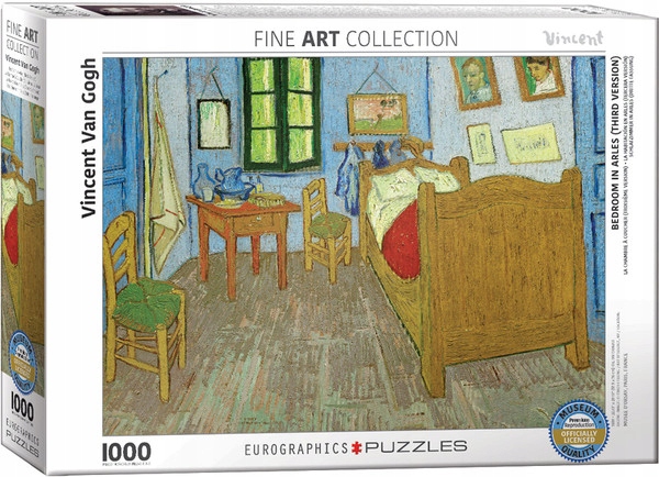 Puzzle Pokój artysty w Arles, Vincent Van Gogh